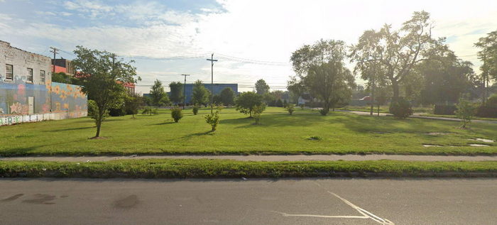 Polonia Theatre - Now A Park (newer photo)